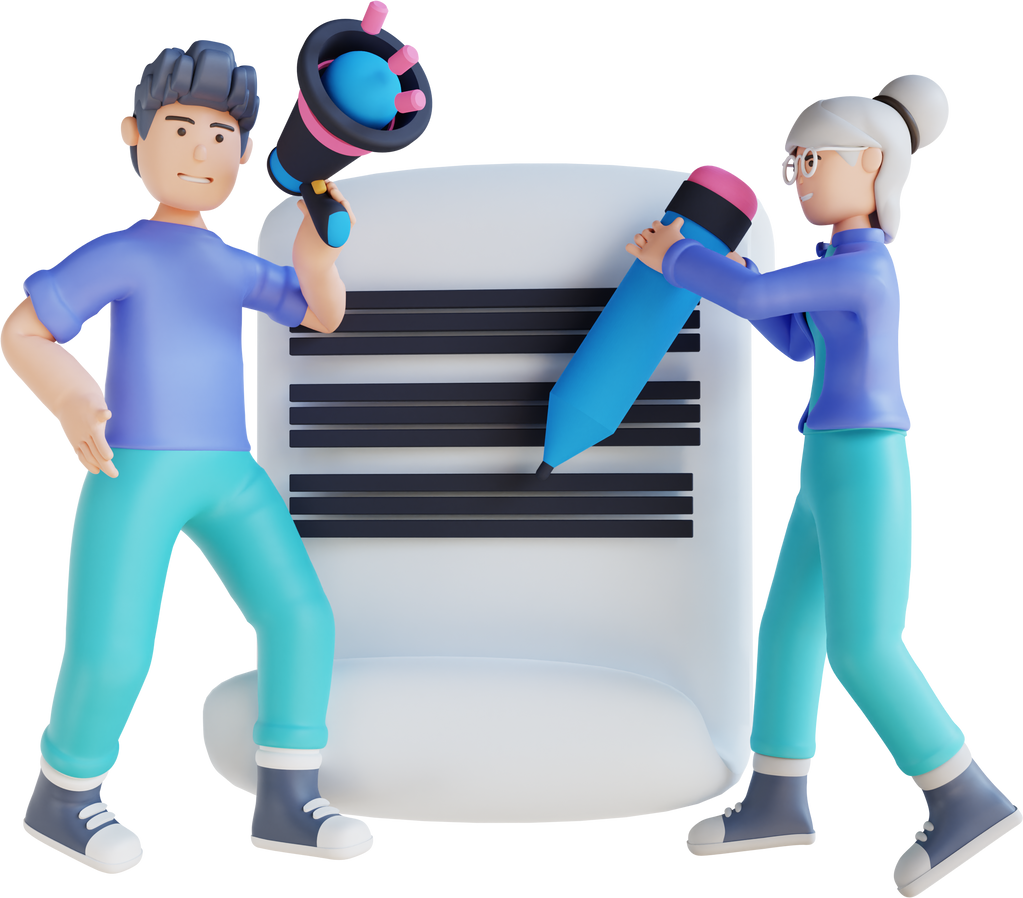 3D illustration content marketing